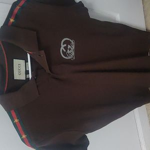 Men's Gucci collar shirt